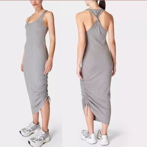 Sweaty Betty Weekend Twist Ribbed Midi‎ Dress